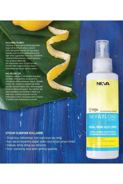 Nevablond Ultimate Doğal Renk Açıcı Sprey 150 Ml