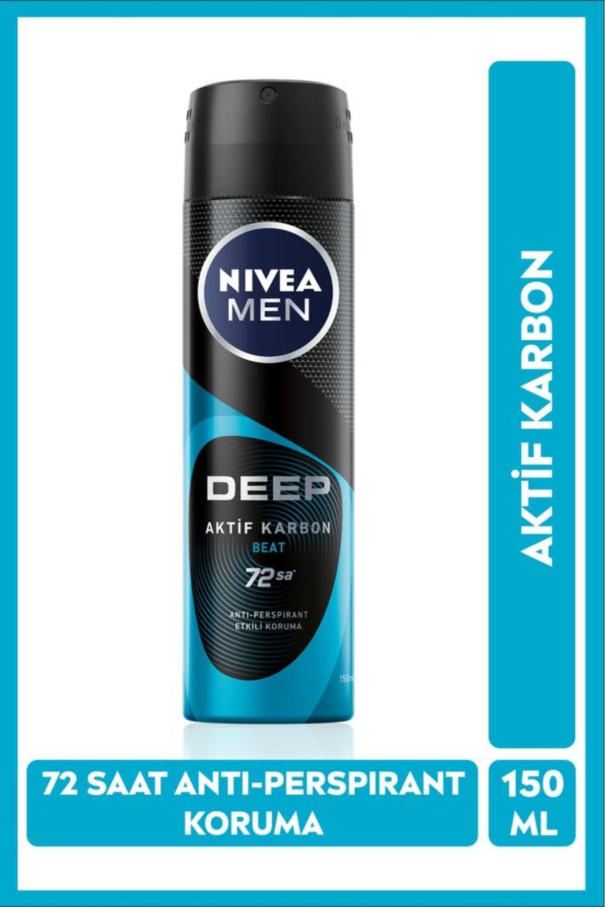 Nivea Men Deep Aktif Karbon Deodorant 150 ml