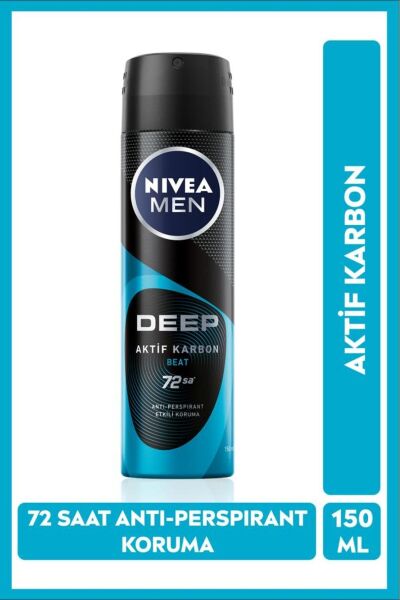 Nivea Men Deep Aktif Karbon Deodorant 150 ml