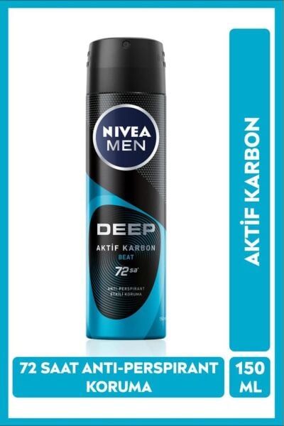 Nivea Men Deep Aktif Karbon Deodorant 150 ml