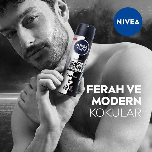 Nivea Deodorant Erkek 150ml.Inv B&W