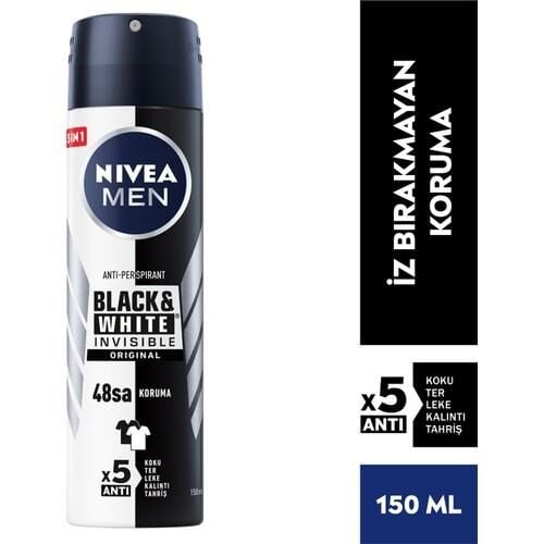 Nivea Deodorant Erkek 150ml.Inv B&W