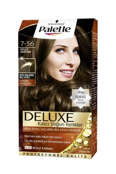 Palette Deluxe Yoğun Renkler 7-36 Küllü Kestane