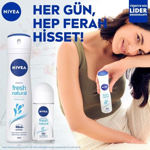 Nivea Fresh Natural Hızlı Koruma Deodorant 150 ml
