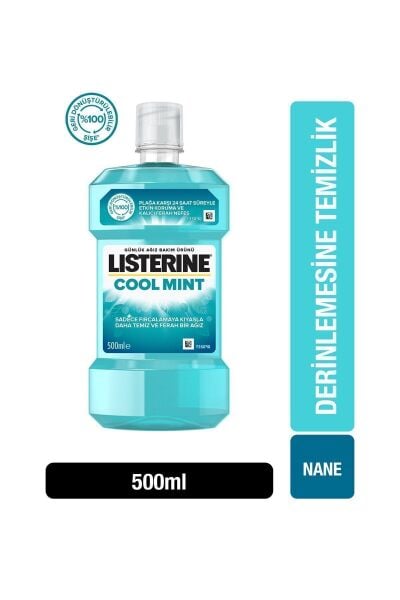 Listerine Cool Mint Nane Aromalı Ağız Bakım Suyu 500 ml