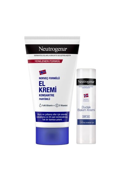 Neutrogena El Kremi Parfümlü+Dudak Kremi