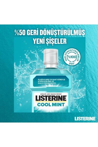 Listerine Cool Mint Ağız Bakım Suyu 500+250 ml