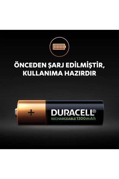 Duracell Şarjlı Pil Kalem 2 Li 1300 AA