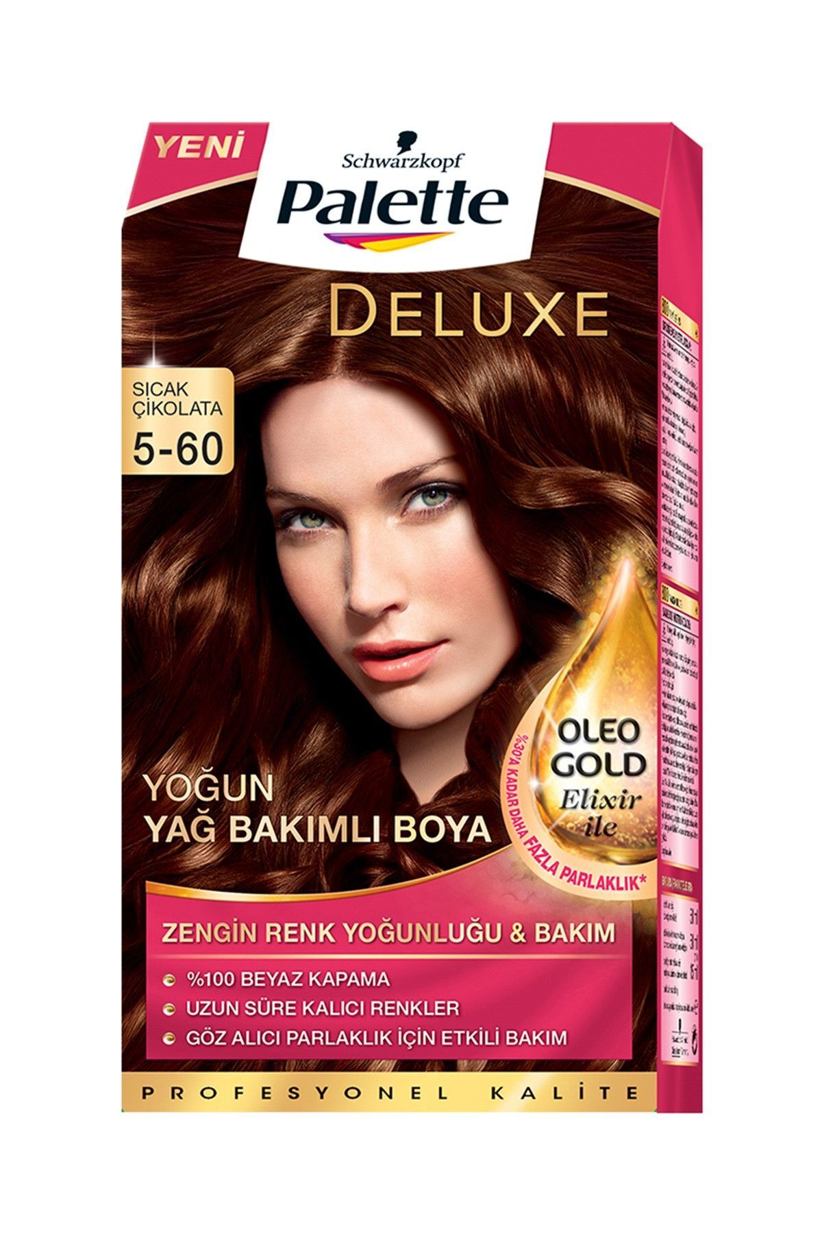 Palette Deluxe Yoğun Renkler Saç Boyası 5-60 Sıcak Çikolata