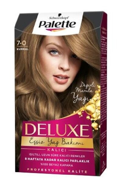 Palette Deluxe Yoğun Renkler Saç Boyası 7-0 Kumral