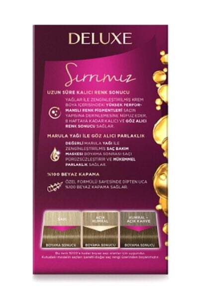 Palette Deluxe Yoğun Renkler Saç Boyası 7-0 Kumral