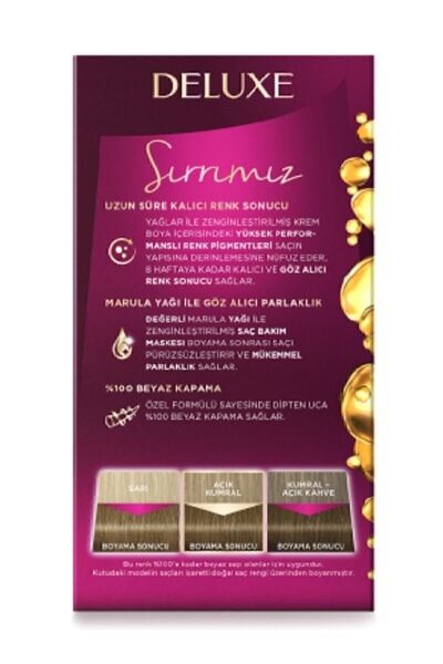 Palette Deluxe Yoğun Renkler Saç Boyası 7-0 Kumral