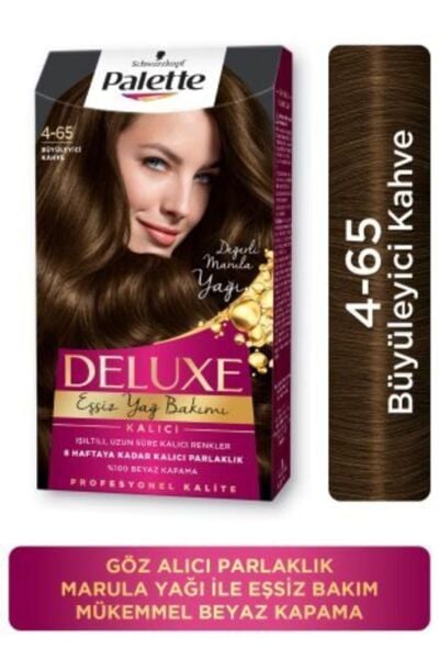 Palette Deluxe Yoğun Renkler Saç Boyası 4-65 Büyüleyici Kahve