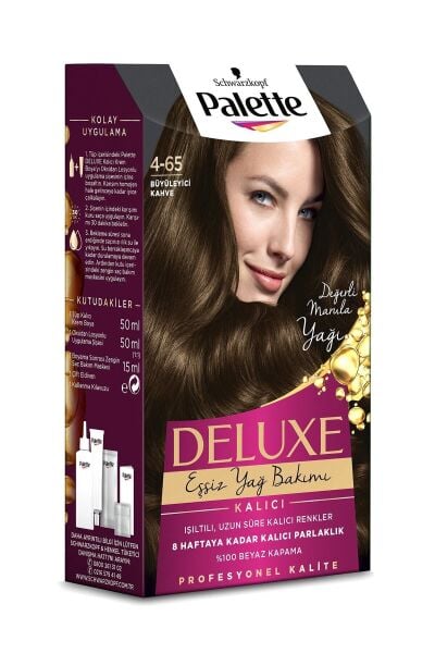 Palette Deluxe Yoğun Renkler Saç Boyası 4-65 Büyüleyici Kahve