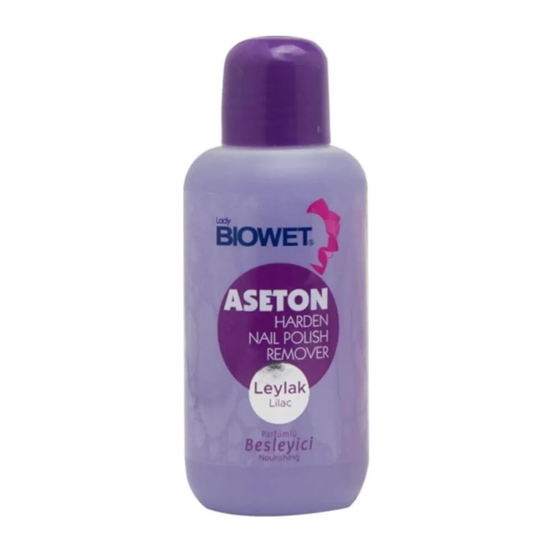 Nail Polish Biowet Aseton 125 ml Leylak