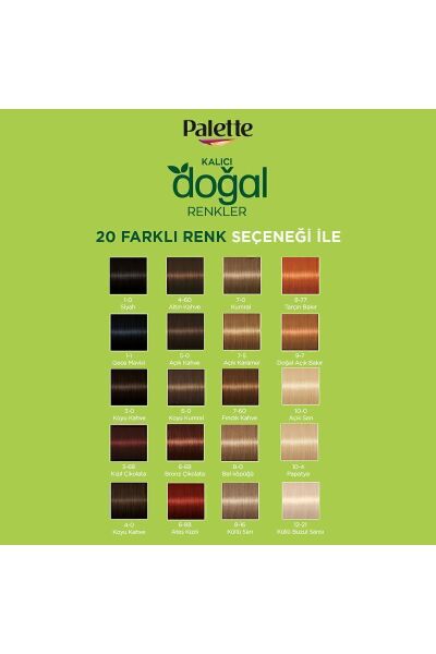 Palette Kalıcı Doğal Renkler Saç Boyası 1-1 Gece Mavisi