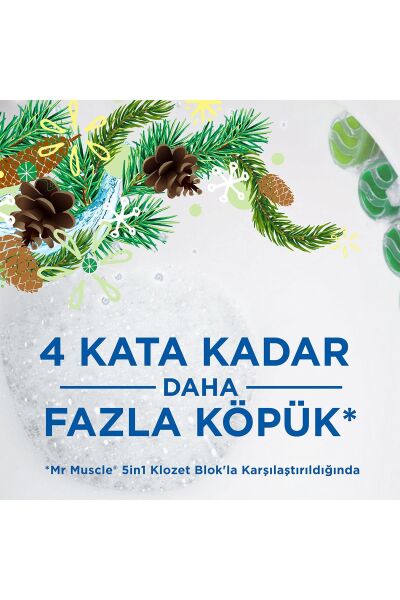 Mr.Muscle Klozet Blok Pine Çam Koku 2 Li 77,2 Gr