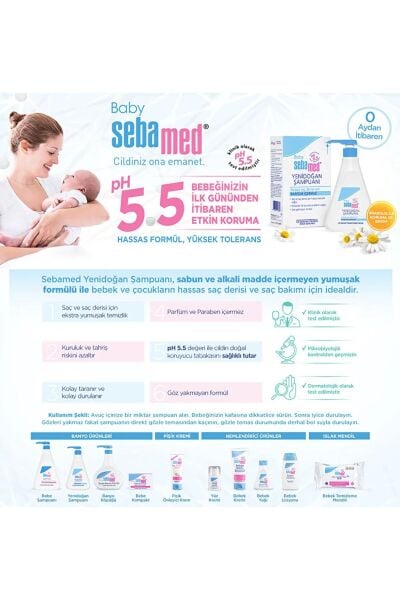 Sebamed Baby Yenidoğan Şampuanı 500 ml