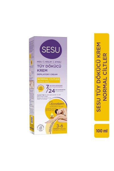 Sesu Tüy Dökücü Krem 100ml Normal