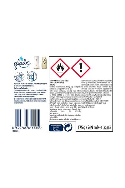 Glade Sprey Yedek Temiz Çarşaf Ferahlığı 269 ml