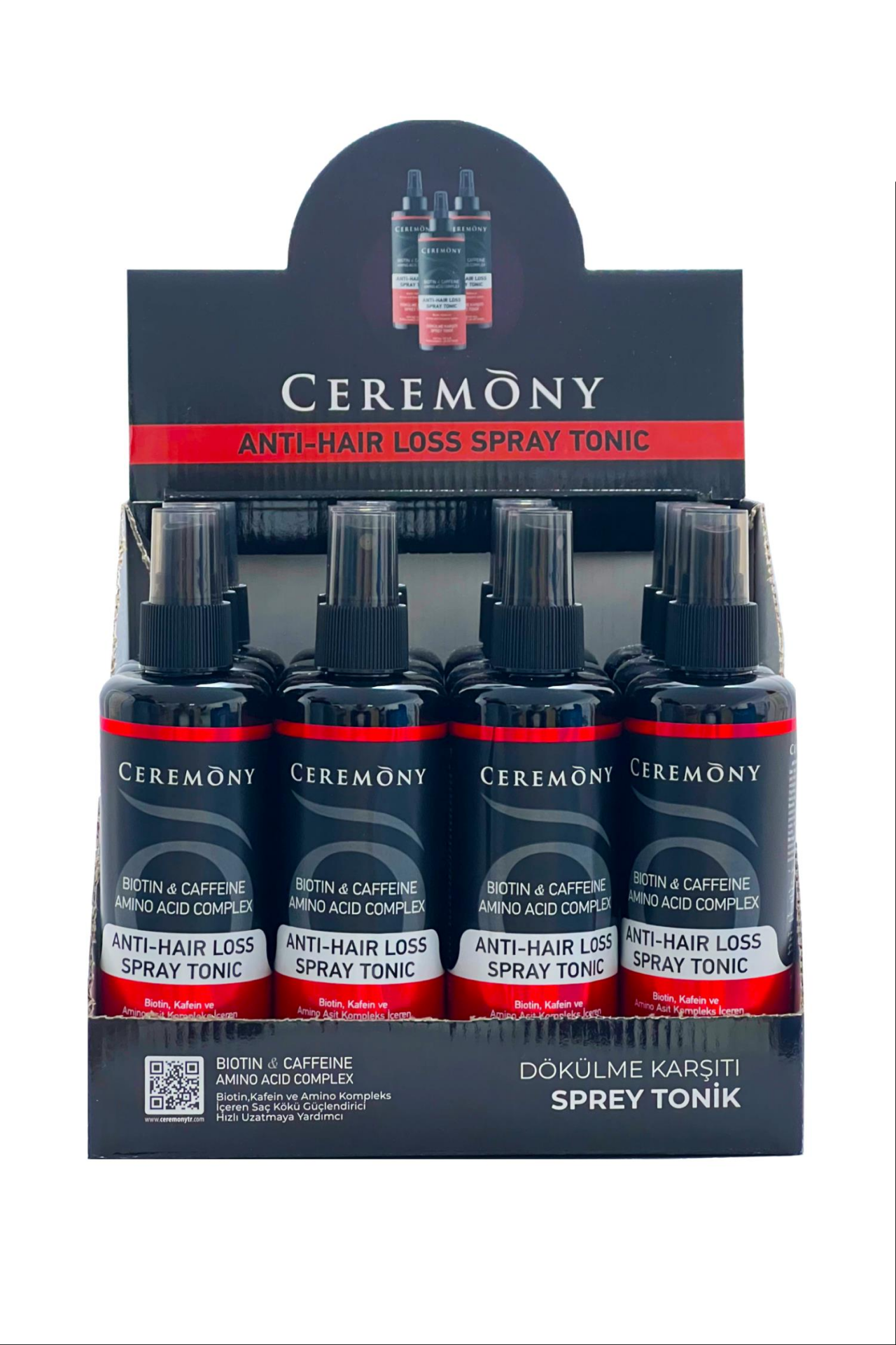 Ceremony Masa Üstü Stand Sprey Tonik 12'li