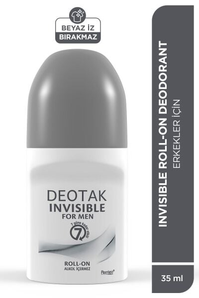 Deotak Invisible Deodorant Roll-On Men 35 ml