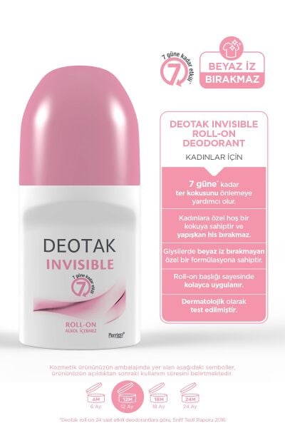 Deotak Invisıble Deodorant Roll-on 35 ml