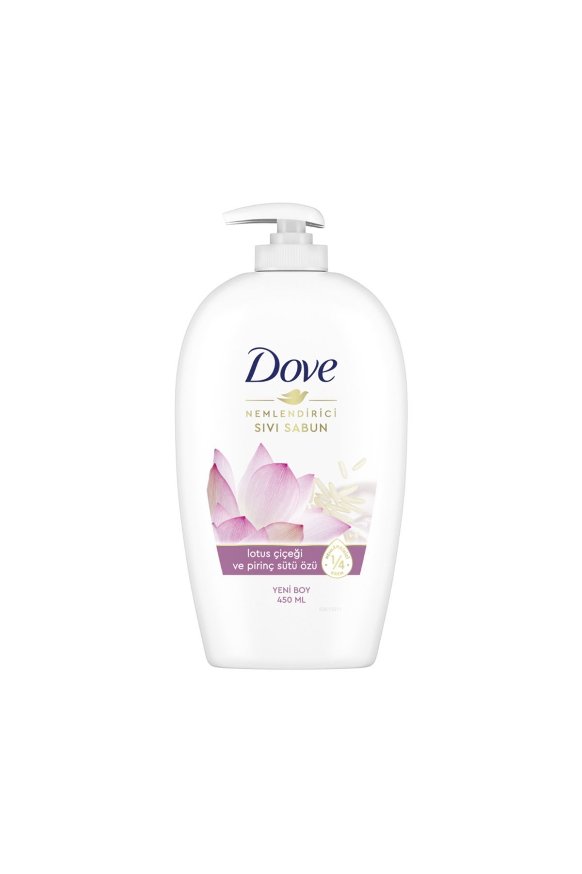 Dove Sıvı Sabun Lotus Çiçeği Pirinç Özlü 450 Ml