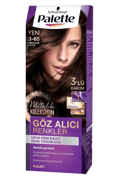 Palette Göz Alıcı Renkler 3-65 Çikolata Kahve