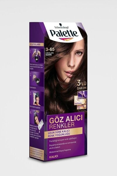 Palette Göz Alıcı Renkler 3-65 Çikolata Kahve