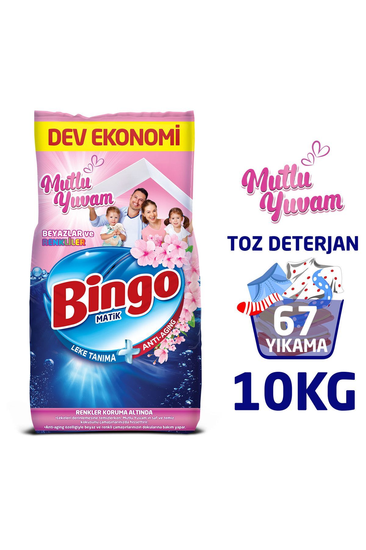 Bingo Matik 10 Kg. Beyazlar Ve Renkliler