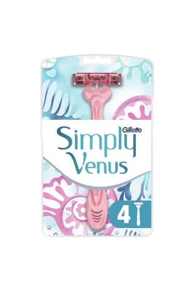 Gillette Simply Venüs 3 Kullan At Tıraş Bıçağı 4 Adet