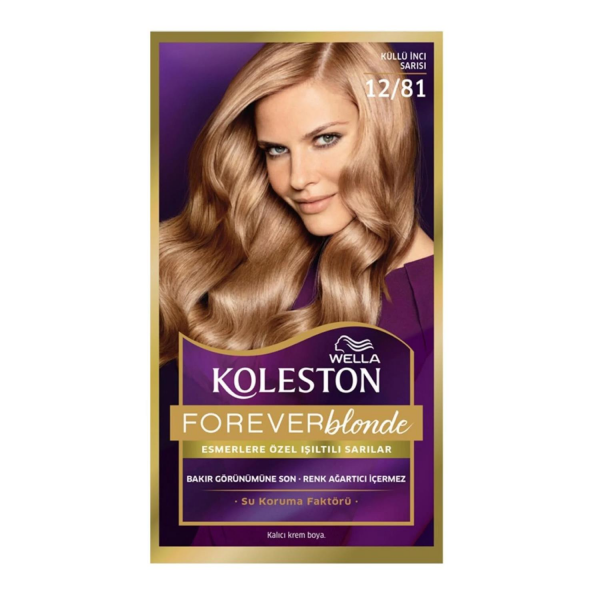 Wella Koleston Kit Saç Boyası 12/81 Küllü İnci Sarısı