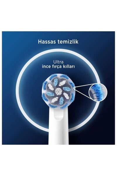 Oral-B Pro Sensitive Clean X-Filament Şarjlı Diş Fırçası Yedek Başlığı 2 Adet