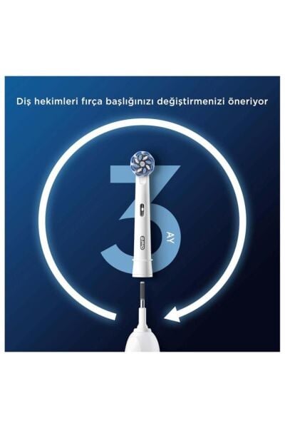 Oral-B Pro Sensitive Clean X-Filament Şarjlı Diş Fırçası Yedek Başlığı 2 Adet