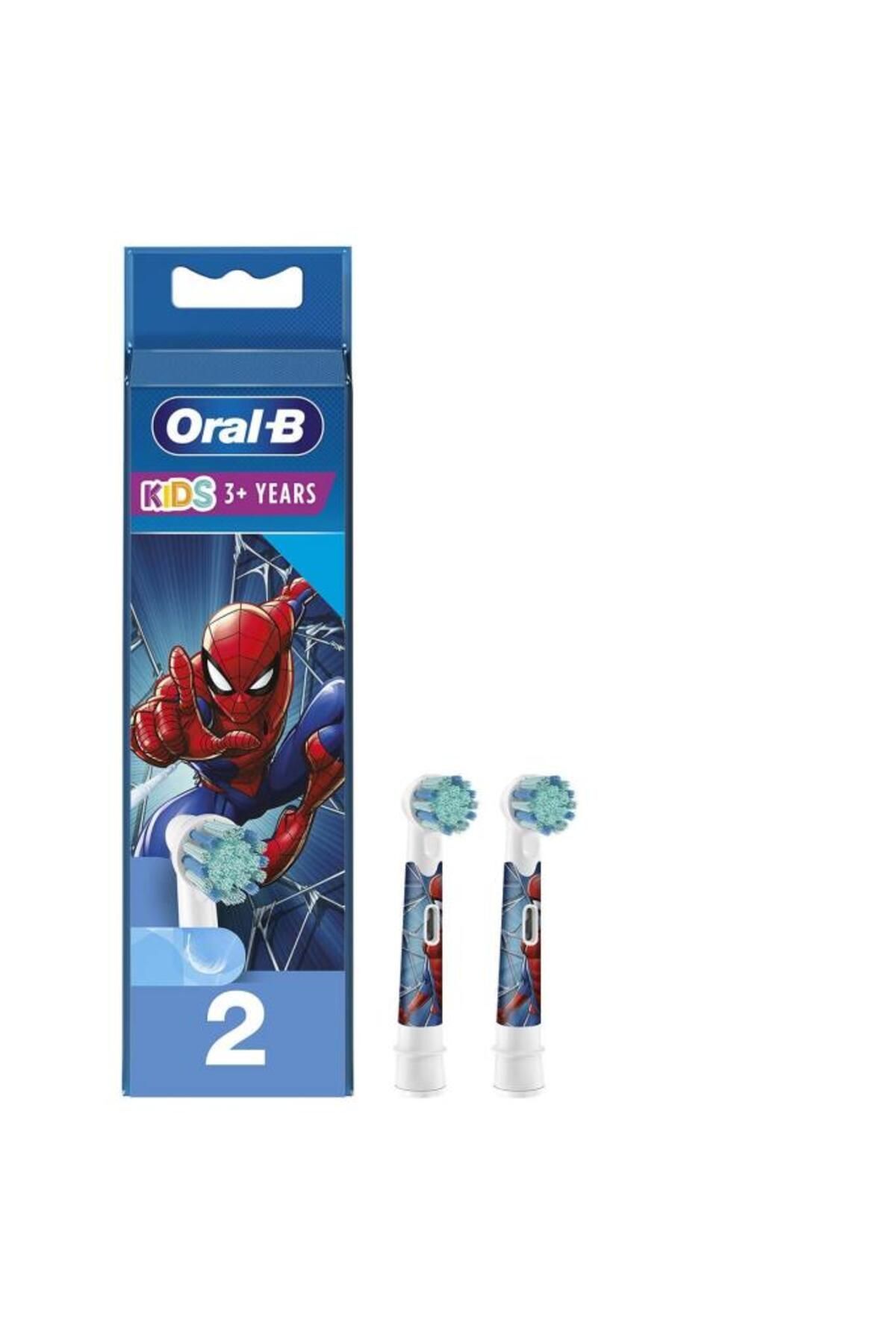 Oral-B Spiderman Çocuklar İçin 2'li Diş Fırçası Yedek Başlığı