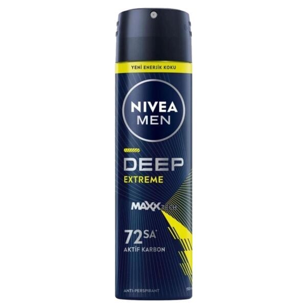 Nivea Men Erkek Sprey Deodorant Deep Extreme 150 Ml