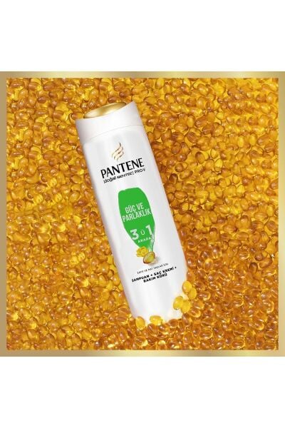 Pantene 350 Ml Şampuan Güçlü Ve Parlak 3 U 1