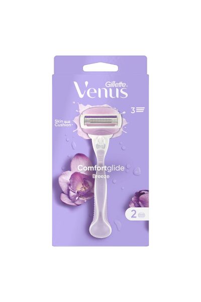 Gillette Venüs Comfortglide Breeze Kadın Tıraş Bıçağı + 2 Yedek Başlık