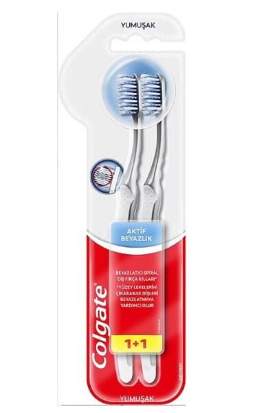 Colgate Diş Fırçası Aktif Beyazlık 1+1