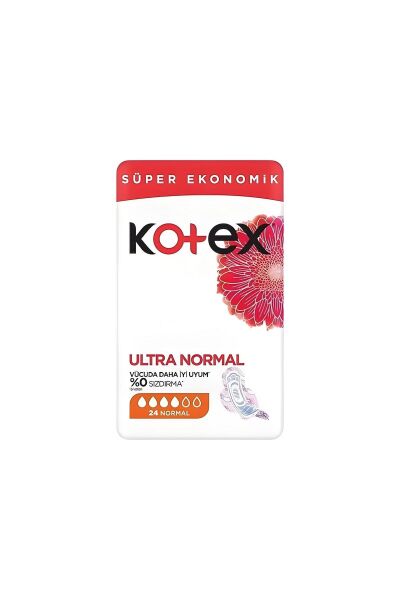 Kotex Ped Ultra 4'lü Normal 24'lü
