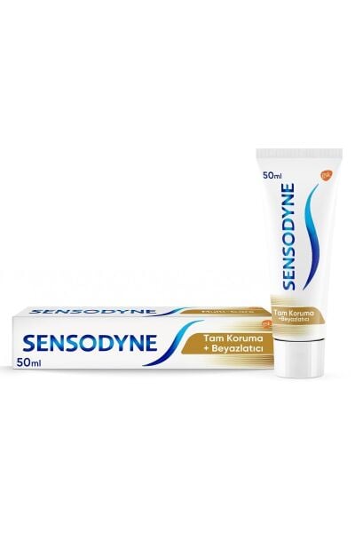 Sensodyne Tam Koruma ve Beyazlatıcı Diş Macunu 50 ml