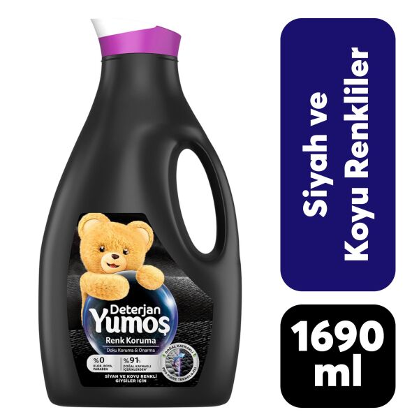 Yumoş Sıvı Deterjan Siyah 1690 ml