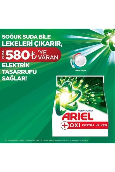Ariel Parlak Renkler Renkliler için Toz Deterjan 26 Yıkama 4 Kg