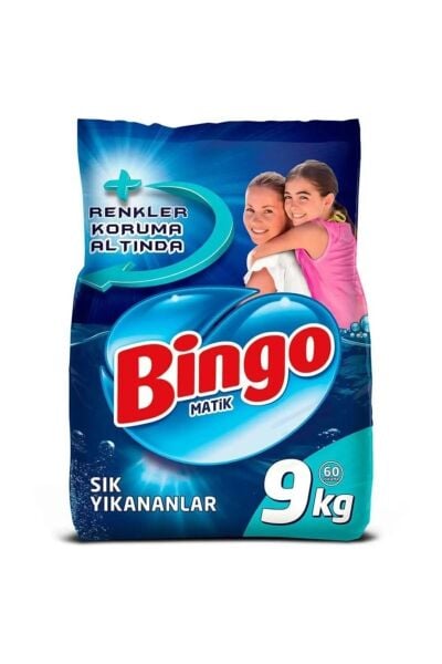 Bingo Matik 9 Kg Sık Yıkanan Tüm Renkler