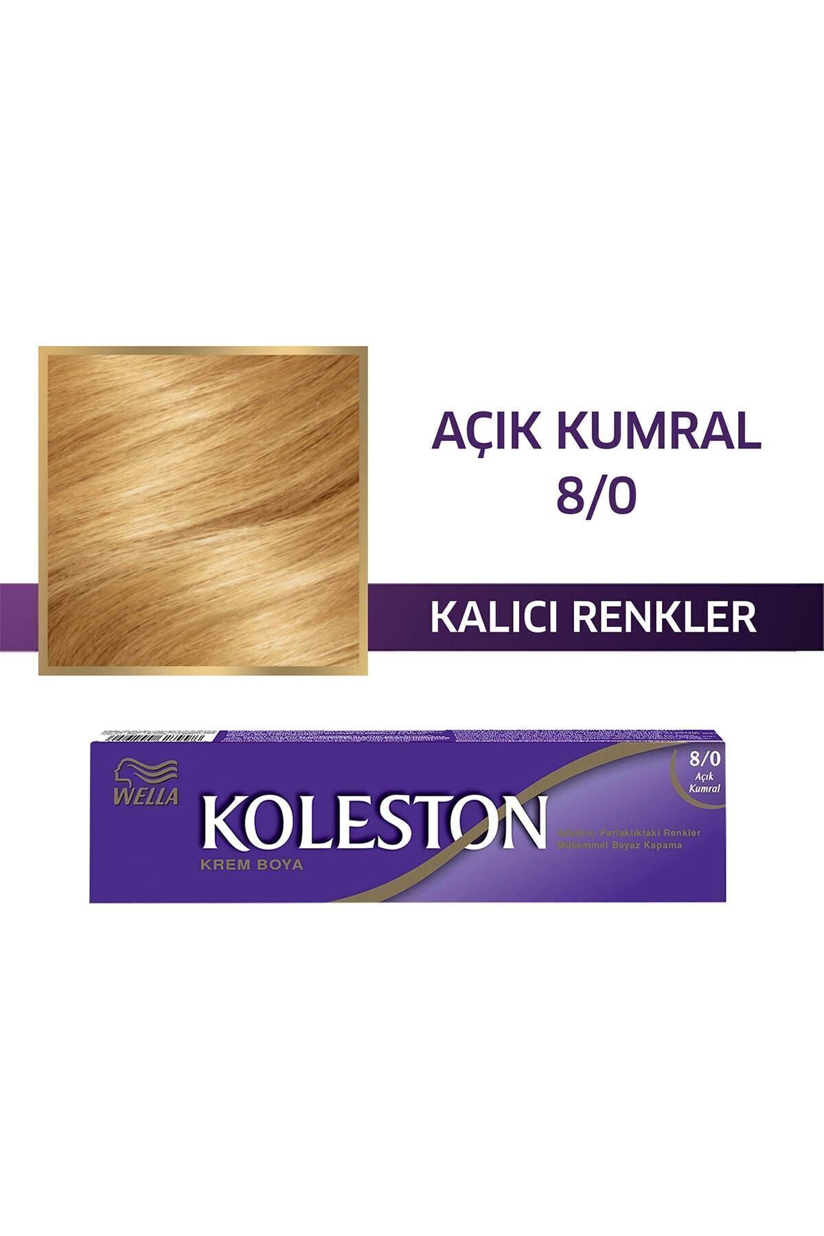 Wella Koleston Tüp Saç Boyası 8/0 Açık Kumral