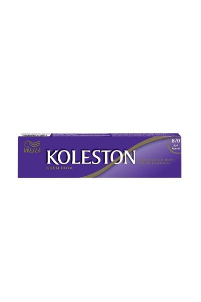 Wella Koleston Tüp Saç Boyası 8/0 Açık Kumral