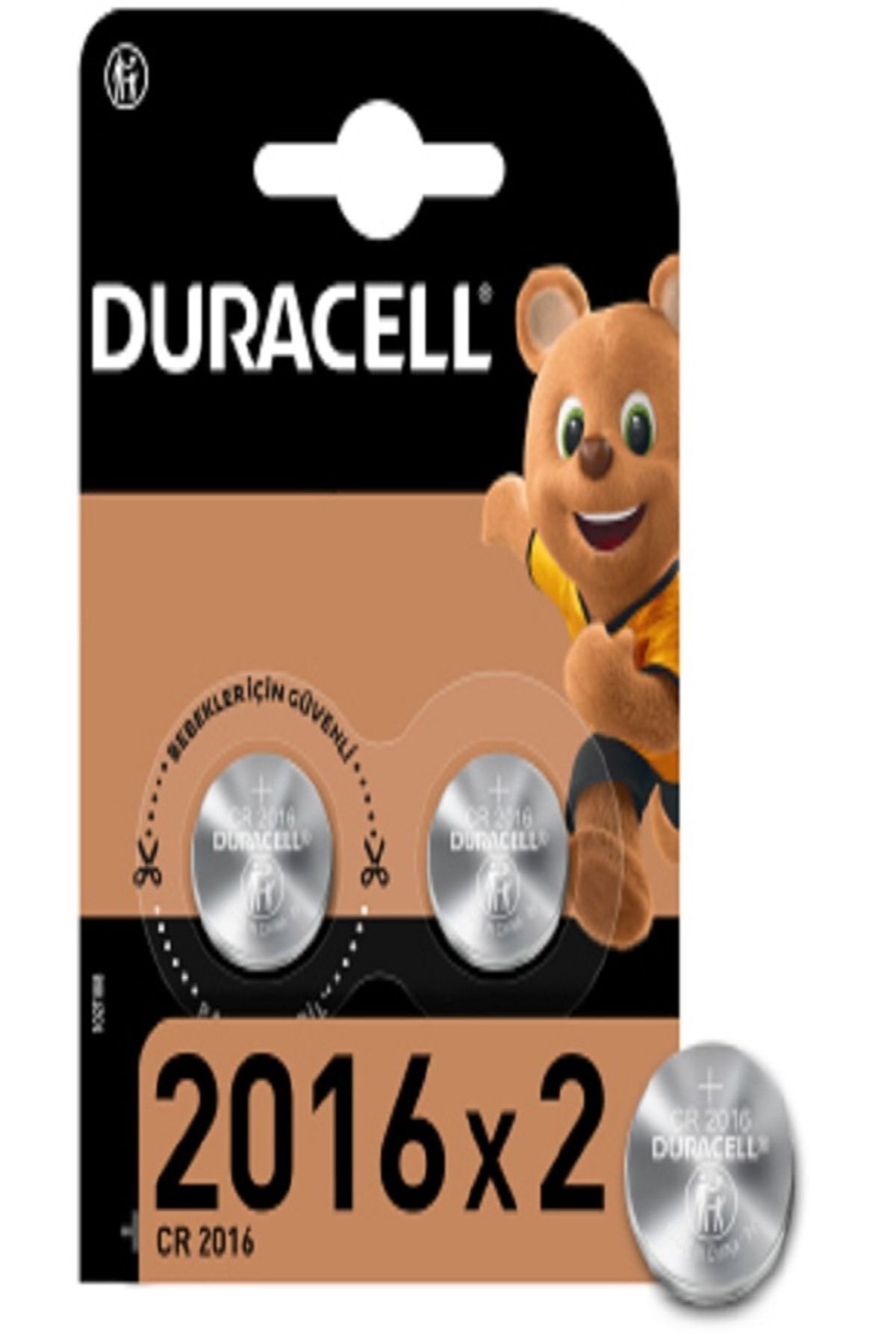 Duracell Düğme Pil 2016 2'li 3Volt