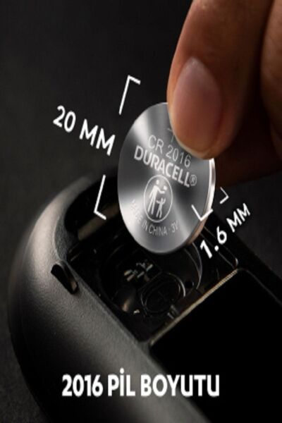 Duracell Düğme Pil 2016 2'li 3Volt