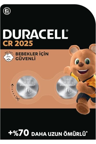 Duracell Düğme Pil 2025 2'li 3Volt
